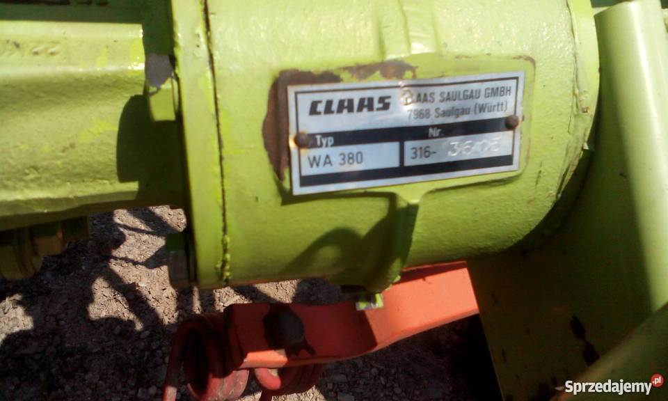 Przetrząsarka przewracarka Claas WA 380 dolnośląskie Lwówek Śląski