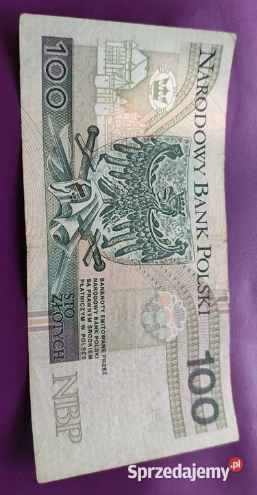 Banknot kolekcjonerski 100 1994 seria Pruszków sprzedam