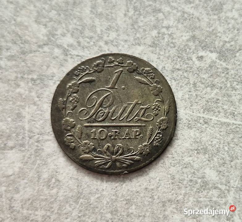 67 SZWAJCARIA srebro 1 Batzen 1815 r łódzkie Wola Kruszyńska
