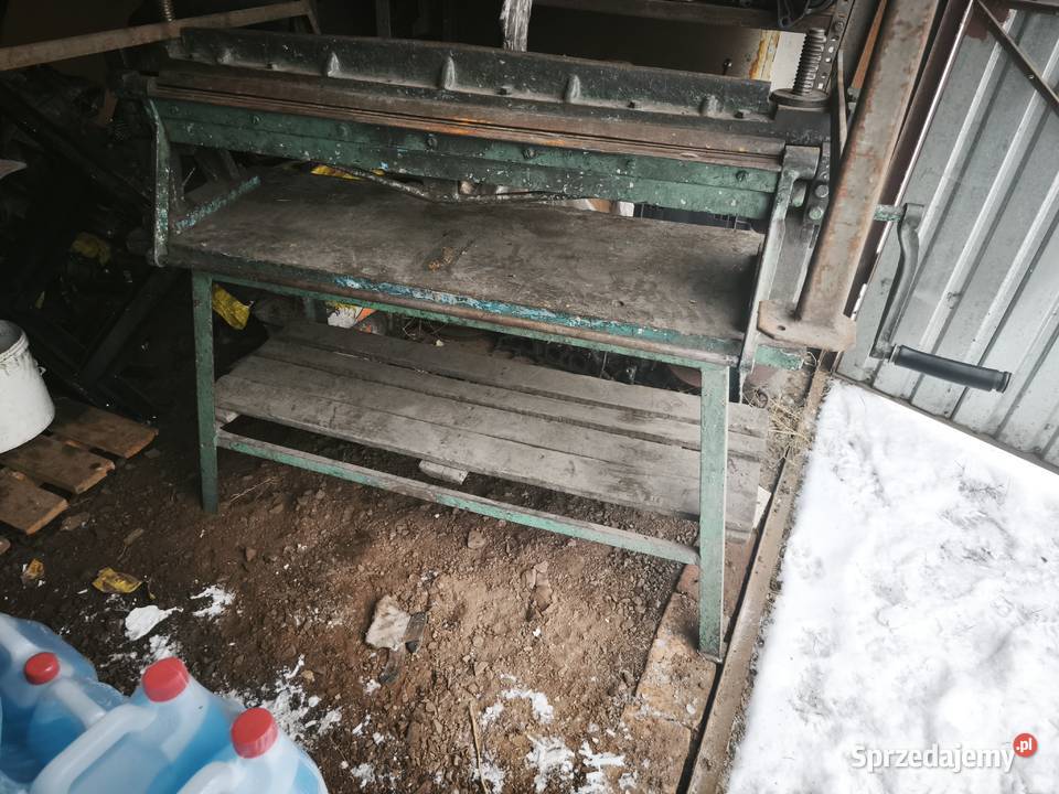 Giętarka zaginarka do blachy Koronowo