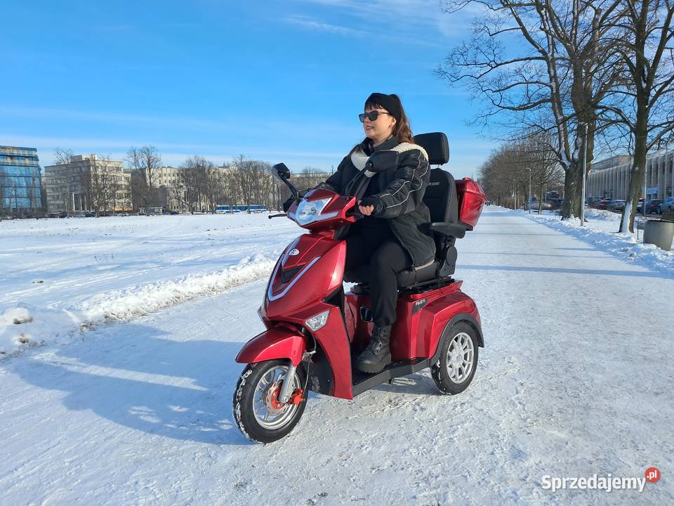 Skuter elektryczny trójkołowy Fasti 3 czerwony Pozostałe Kraków