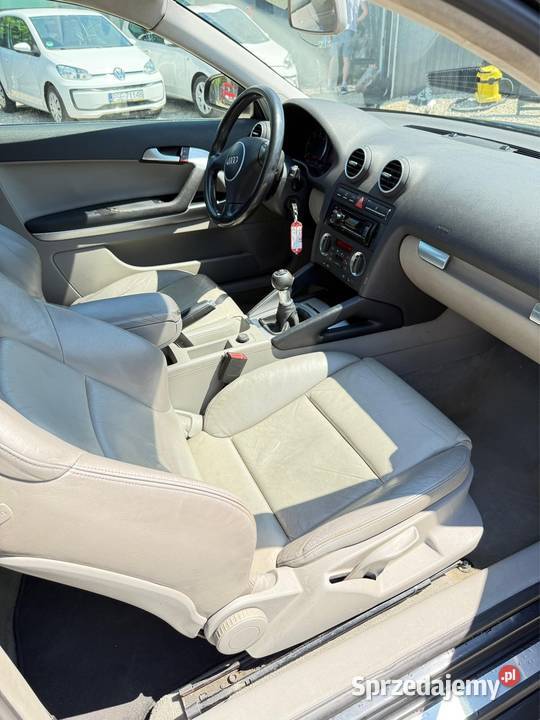 Audi A3 8P 2004r 20TDi BKD 140 SLine Super stan VAT marża wielkopolskie Śrem