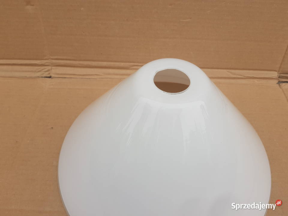 Klosz do lampy wiszącej STOŻEK Biały Połysk mazowieckie Warszawa