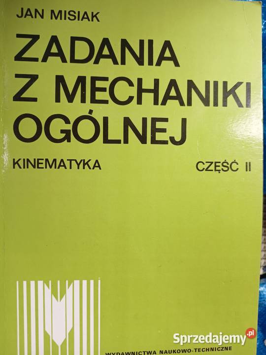 Zadania z mechaniki ogólnej książki Trójmiasto Gdańsk