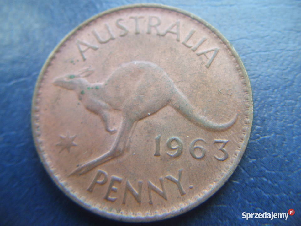 Stare monety 1 pens 1963 Australia 2