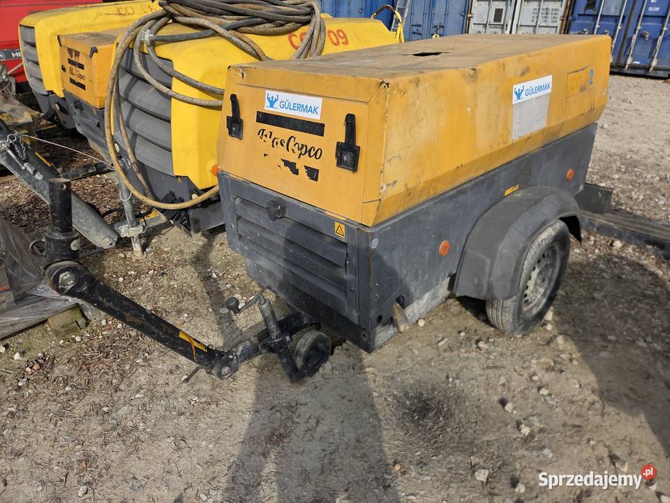 Sprężarka kompresor przewoźny Atlas Copco Topołowa