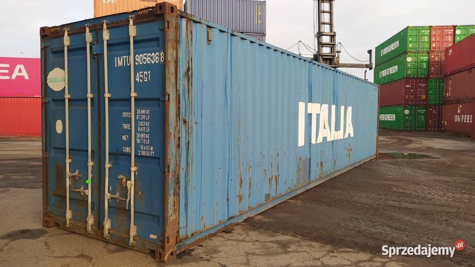 Kontener morski magazynowy 40 DVHC 12 metrowy Świdnica