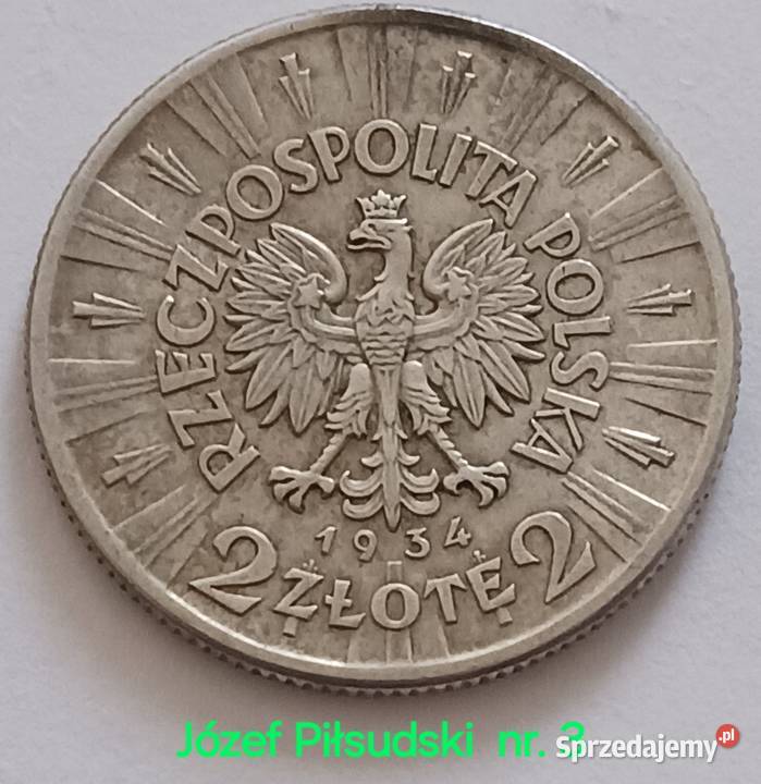 2 J Piłsudski 1934 r 3 Super stan oryginał Konin