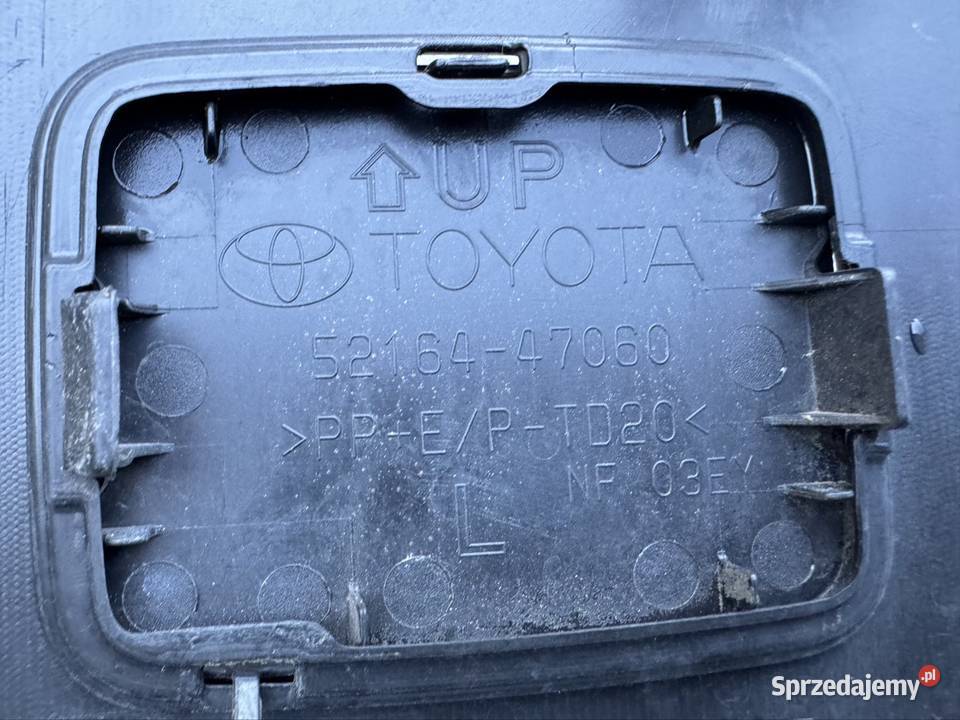 Spoiler dół dyfuzor zderzaka tył Toyota prius Międzychód sprzedam