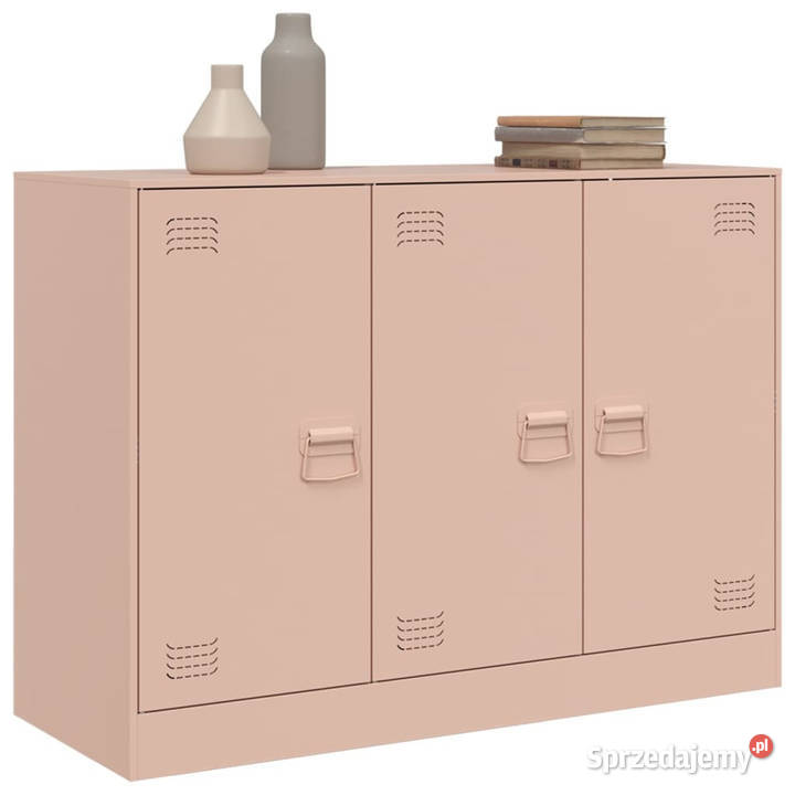 Szafka różowa 99x39x73 stal WM841722 sprzedam