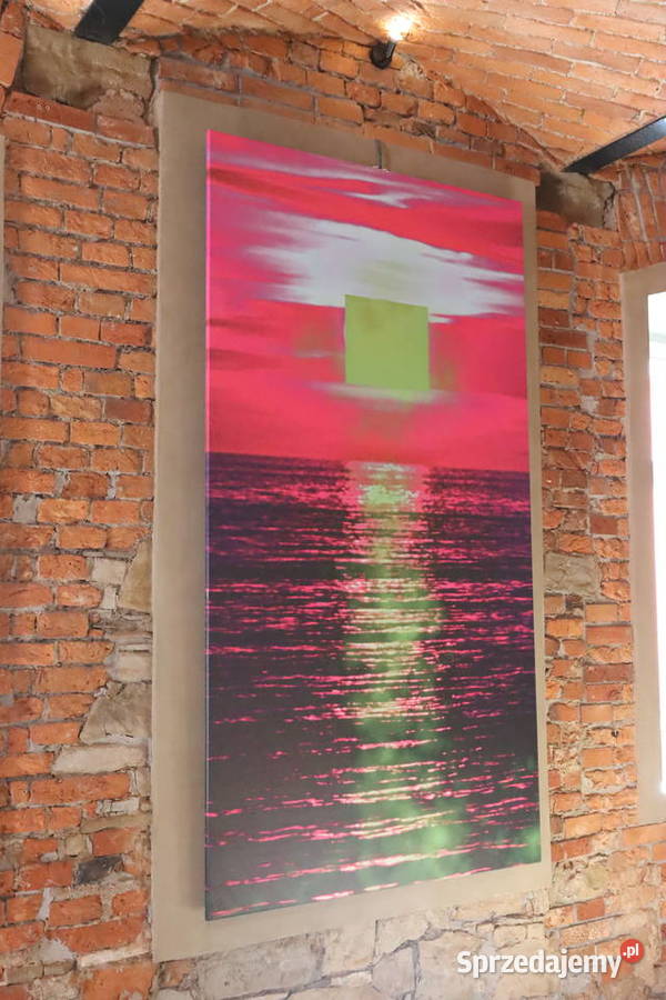 Duży obraz salon pokój jadalnia pracownia ZACHÓD Obrazki i obrazy Obrazki i obrazy Pszczyna sprzedam