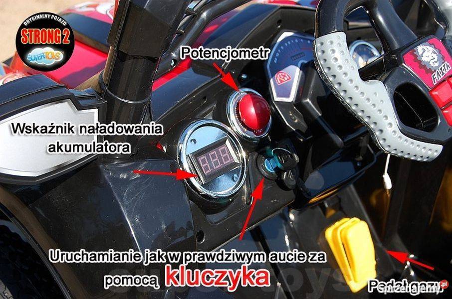 MASYWNY MEGA MOCNY SUV GINNASIO STRONG 2 Pojazdy elektryczne i spalinowe Toruń