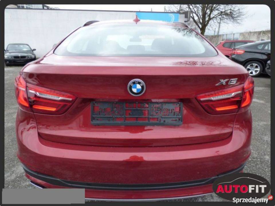 BMW X6 czerwony bezwypadkowy X6 Gdynia sprzedam