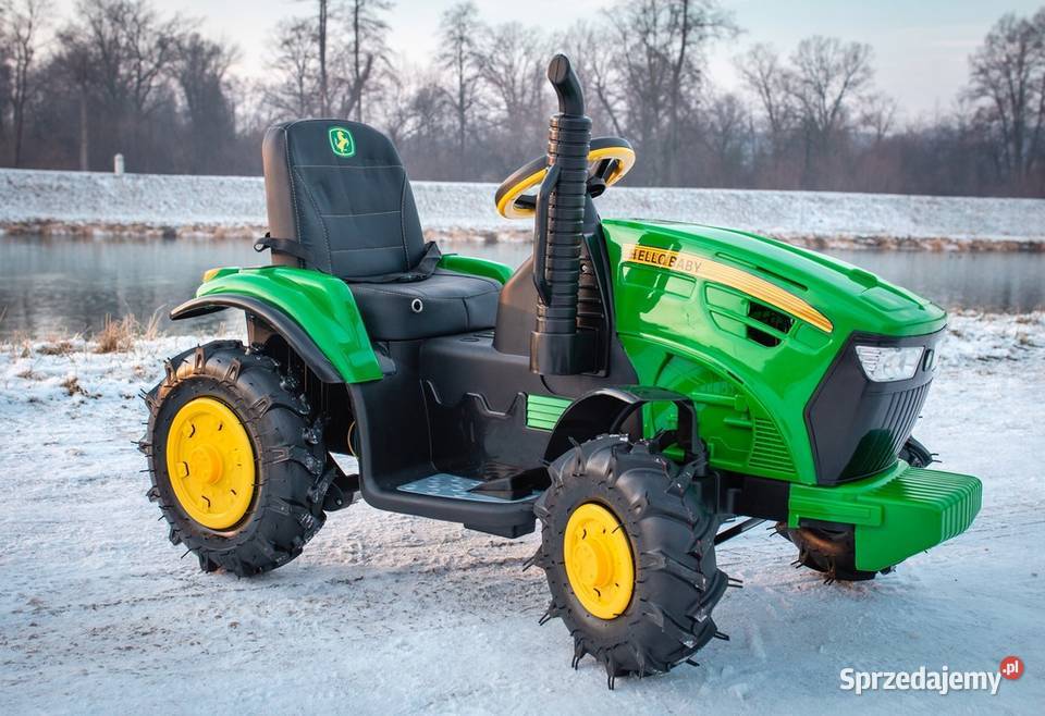 Traktor JOHN DEERE z przyczepą firmy Peg Perego Milanówek