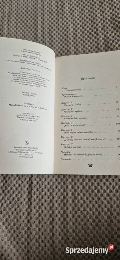 książka Manuel Mały wojownik Światła Enza Maria Rok wydania 2019 Kraków