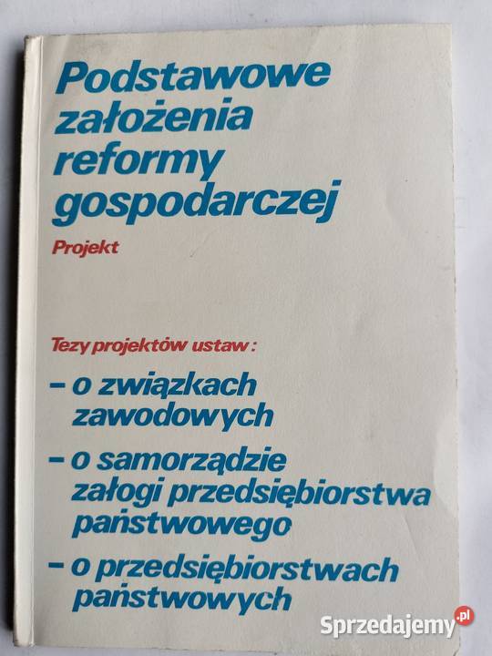 Podstawowe założenia reformy gospodarczej pomorskie Gdynia sprzedam