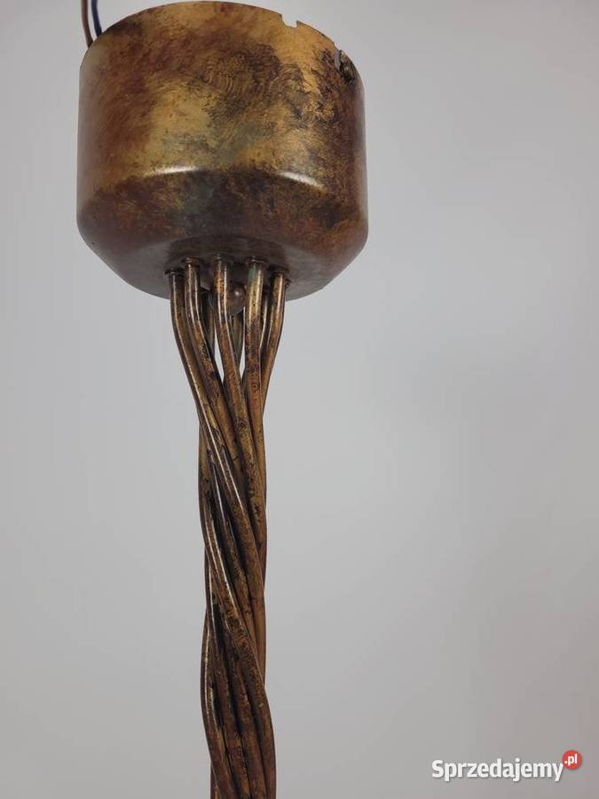 Żyrandol lampa wisząca ze szklanymi kloszami Białogard