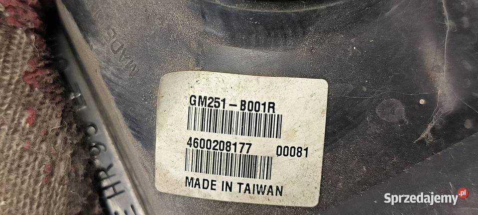 LAMPA PRAWA PRZÓD GMC SAVANA osobowe Lipno sprzedam