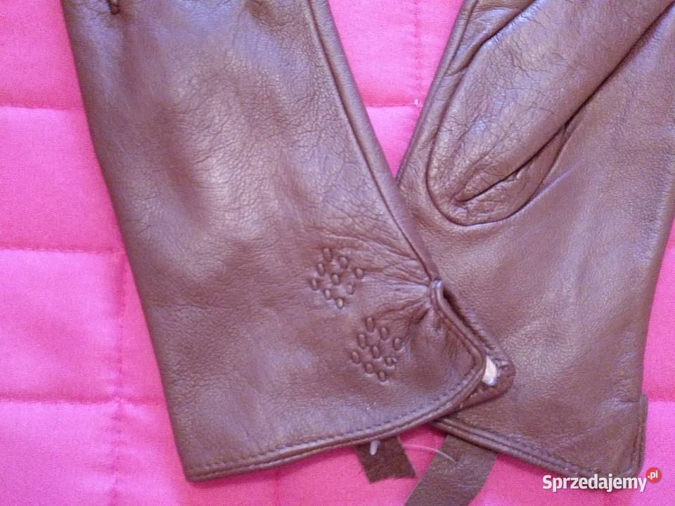 Rękawiczki ze skóry naturalnej Dla kobiet Kielce