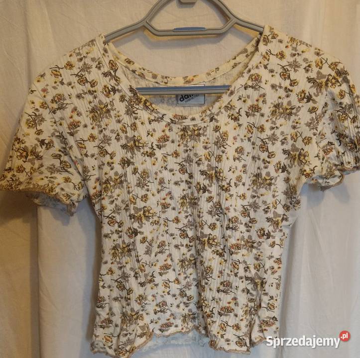 Crop top koszulka krótka XS S M made in italy Warszawa sprzedam
