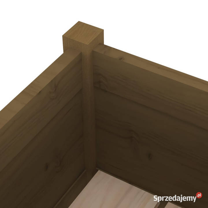Donice ogrodowe 2 miodowy brąz 70x70x70 sosnowe Warszawa