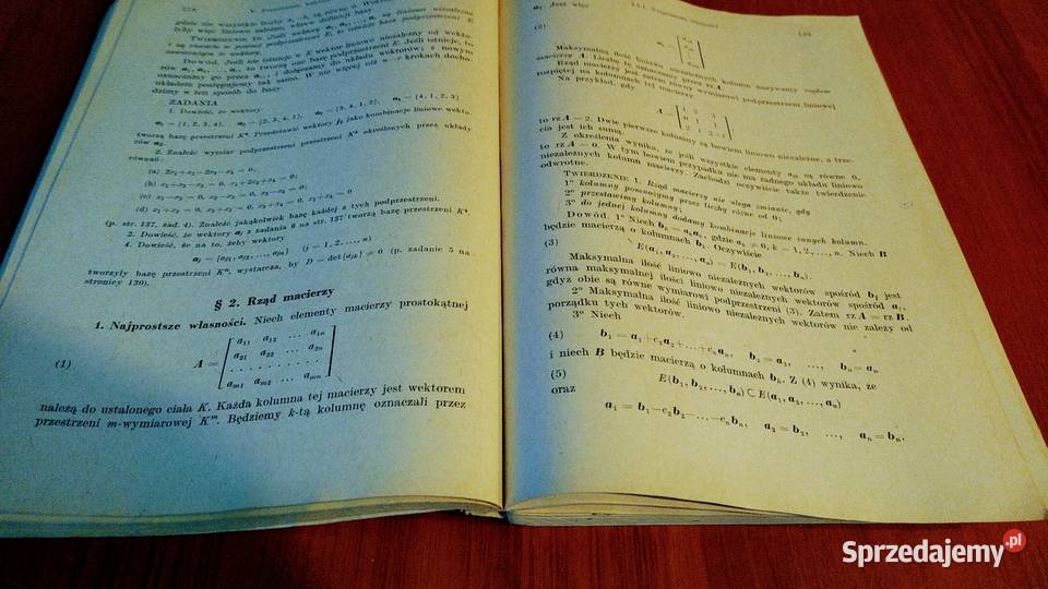 Elementy Algebry Wyższej Mostowski Stark pomorskie Gdańsk sprzedam