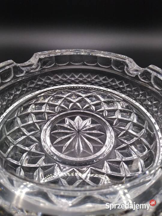 Kryształowa popielniczka kryształ PRL vintage Gdańsk sprzedam