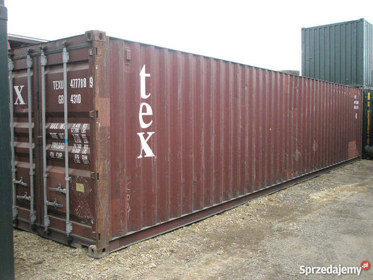 12 metrowy kontener morski magazyn standard 40DV Konin