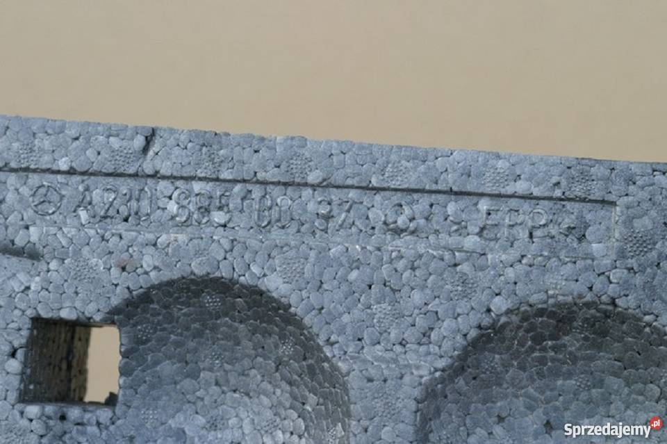 E KLASA ABSORBER PIANKA ZDERZAKA PRZÓD Bieleń