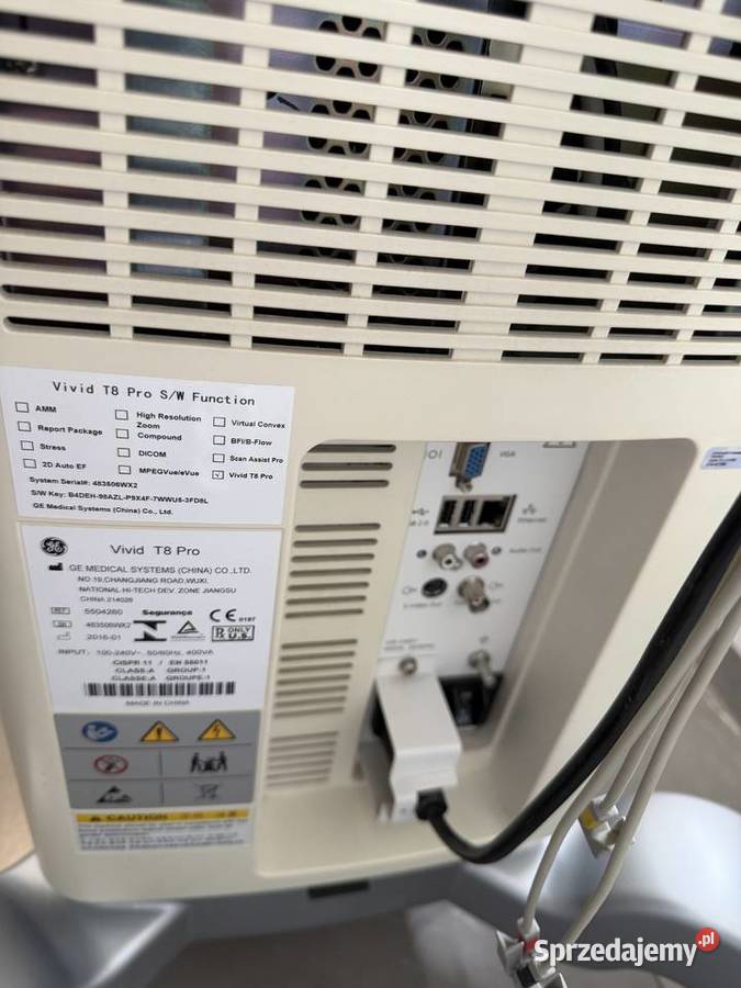 GE Vivid T8 Pro Aparat Ultrasonograficzny Stan wielkopolskie Jarocin
