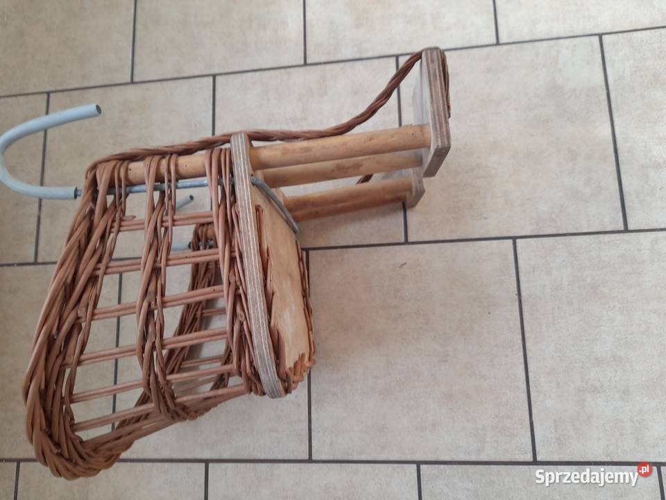 Sprzedam wiklinowy fotelik rowerowy wielkopolskie sprzedam