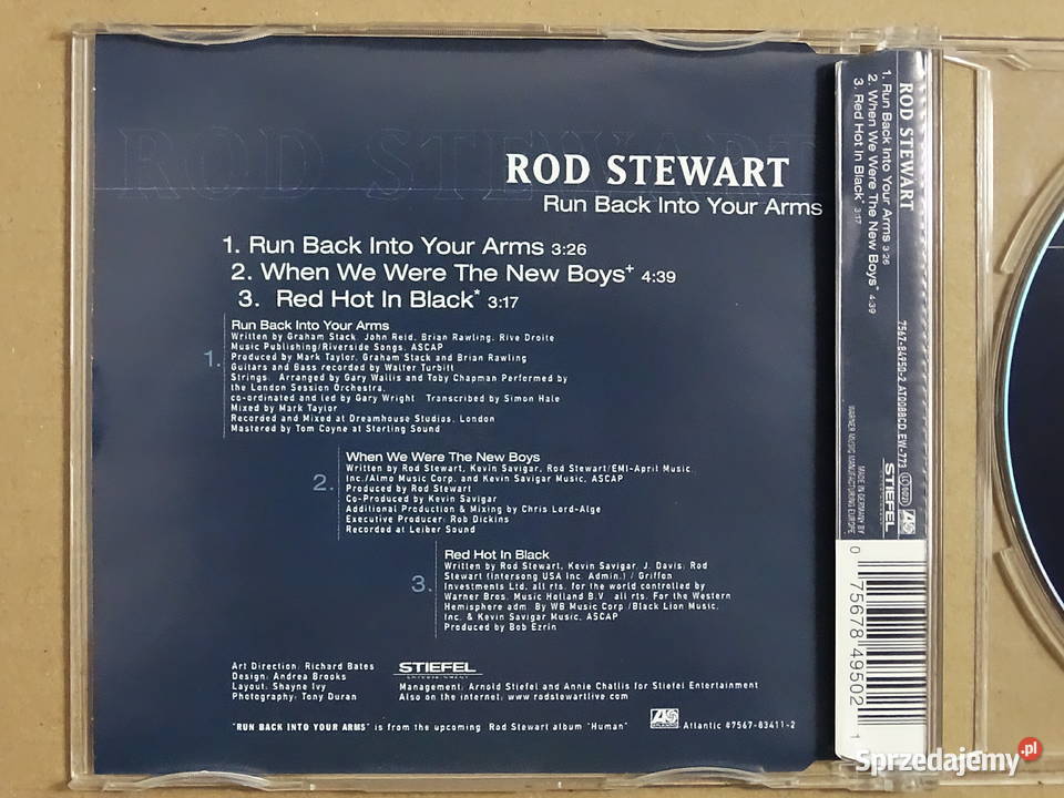 Rod Stewart Run Back Into Your Arms Singiel CD Biłgoraj