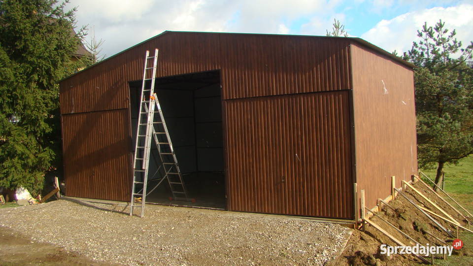 Garaż blaszany 7x6m Garaże Blaszane Witay podkarpackie Rzeszów