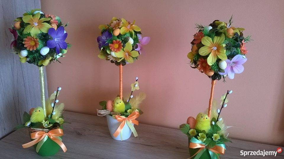 Wiosenne drzewko wielkanocne wielokolorowy Białystok