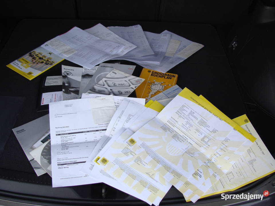 Toyota Verso 16 132 benzyna sprowadzony Isofix ESP mazowieckie