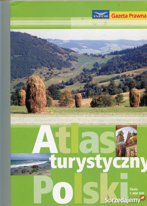 Atlas turystyczny Polski skala 1400 000 Szczecin