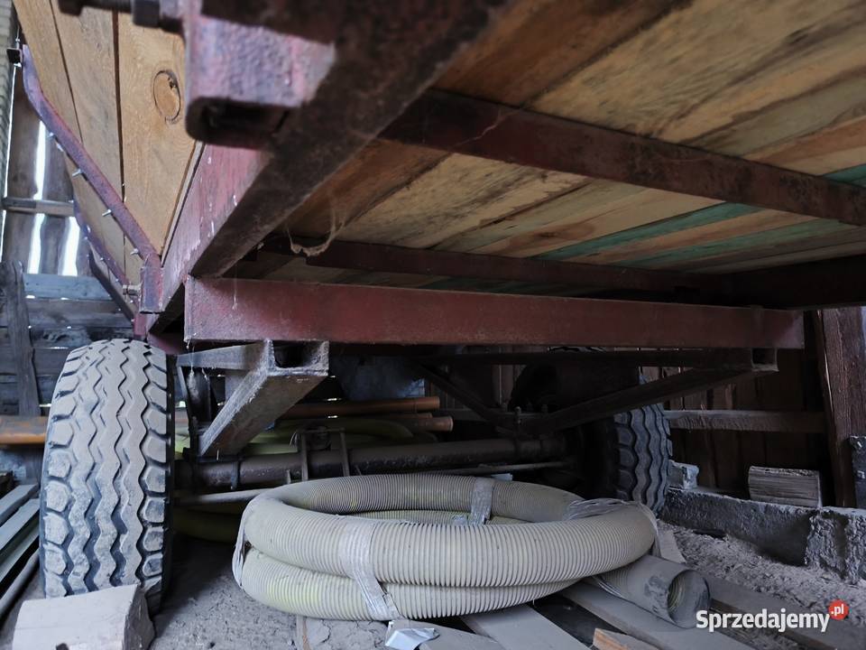 Przyczepa jednoosiowa Przyczepy rolnicze lubelskie Stary Zamość