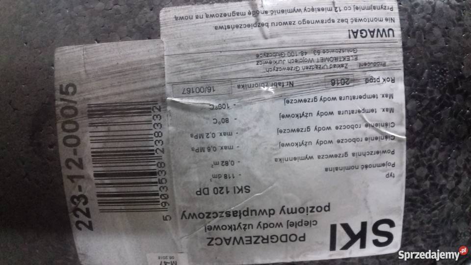 Bojler dwupłaszczowy 120l lubelskie