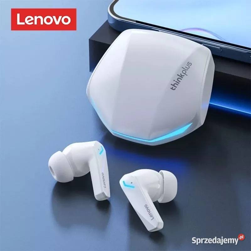 NOWE słuchawki Lenovo GM2 pro białe oryginalnie Rzeszów