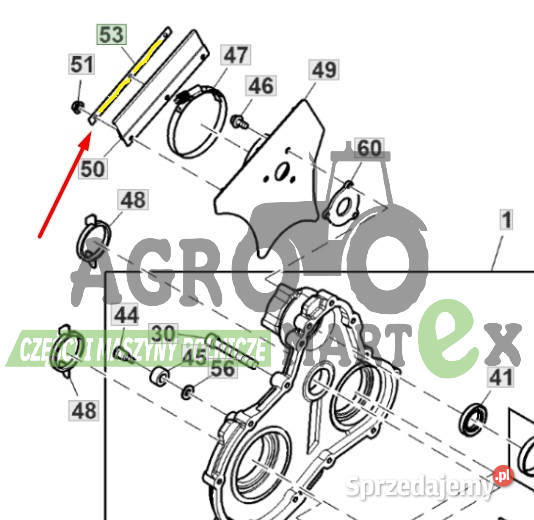 HXE80953 PODKŁADKA 15mm JD Wichrów sprzedam