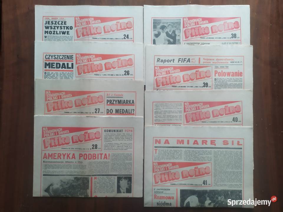 Tygodnik Piłka Nożna rocznik 1975 łódzkie Łódź