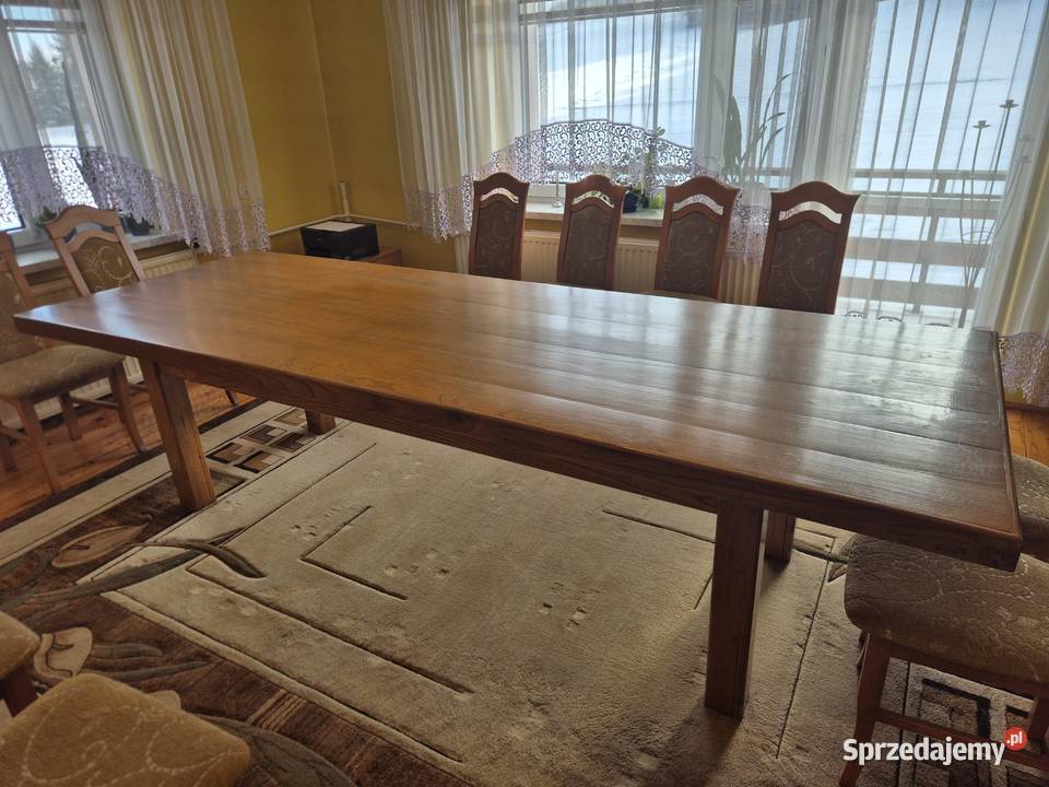 Stół z litego dębu 110300 Grubość 5 sprzedam