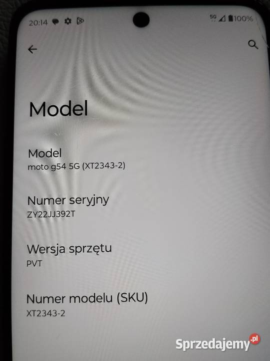 Smartfon Motorola g54 5G
