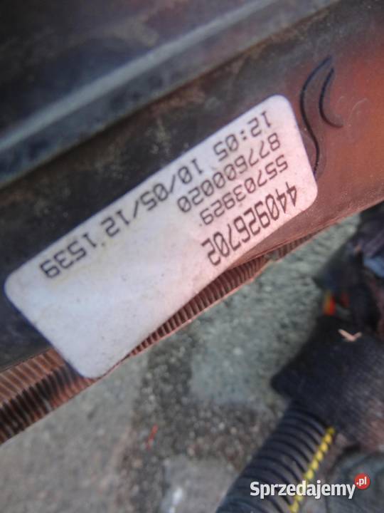 CHŁODNICA WODY OPEL CORSA D WENTYLATOR 440926702 osobowe