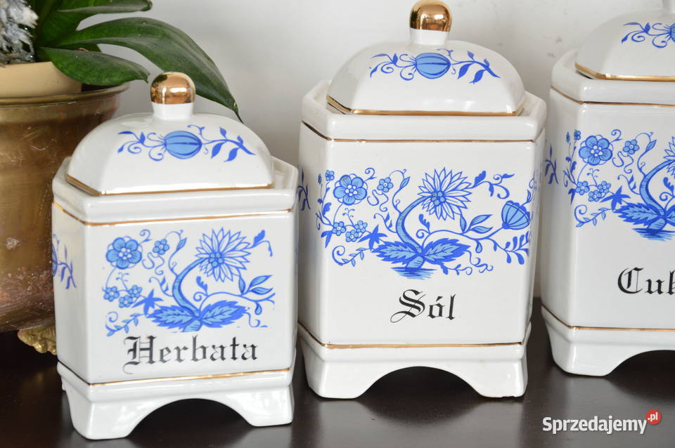 piękne pojemniki na przyprawy ceramika Chodzież Jastrzębie-Zdrój sprzedam