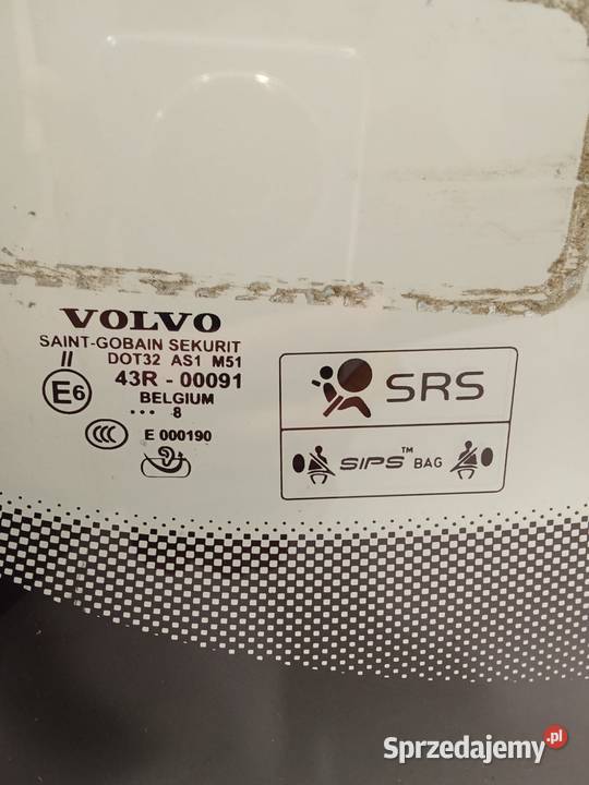Szyba Przednia Volvo S80V70XC70 09 Oryginał osobowe Bralin