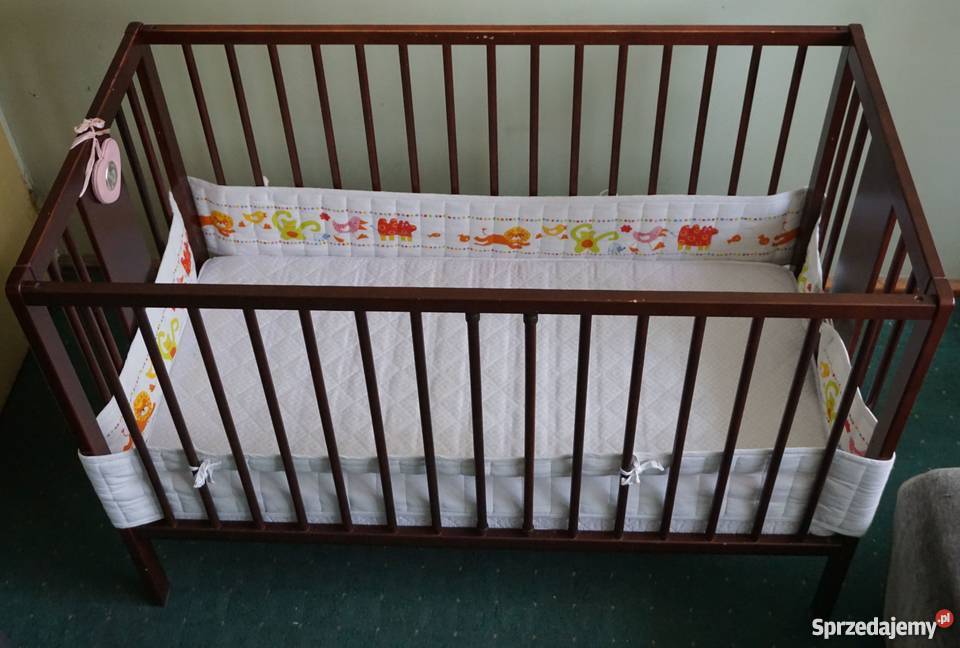 Łóżeczko dziecięce z materacem plus komplet pomorskie Gdynia