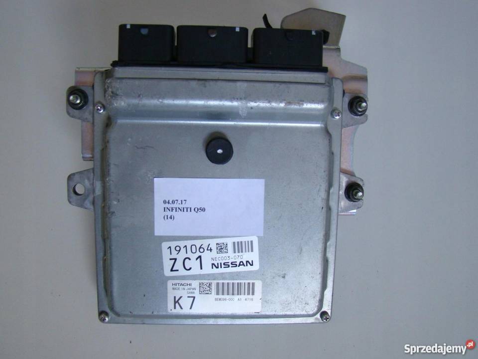 KOMPUTER SILNIKA NEC003070 INFINITI Q50 HYBRID Układ elektryczny sprzedam