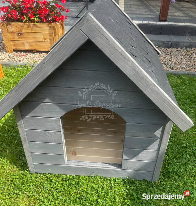 Buda psa Rozmiar M Grafit Dach dwuspadowy ID832 sprzedam
