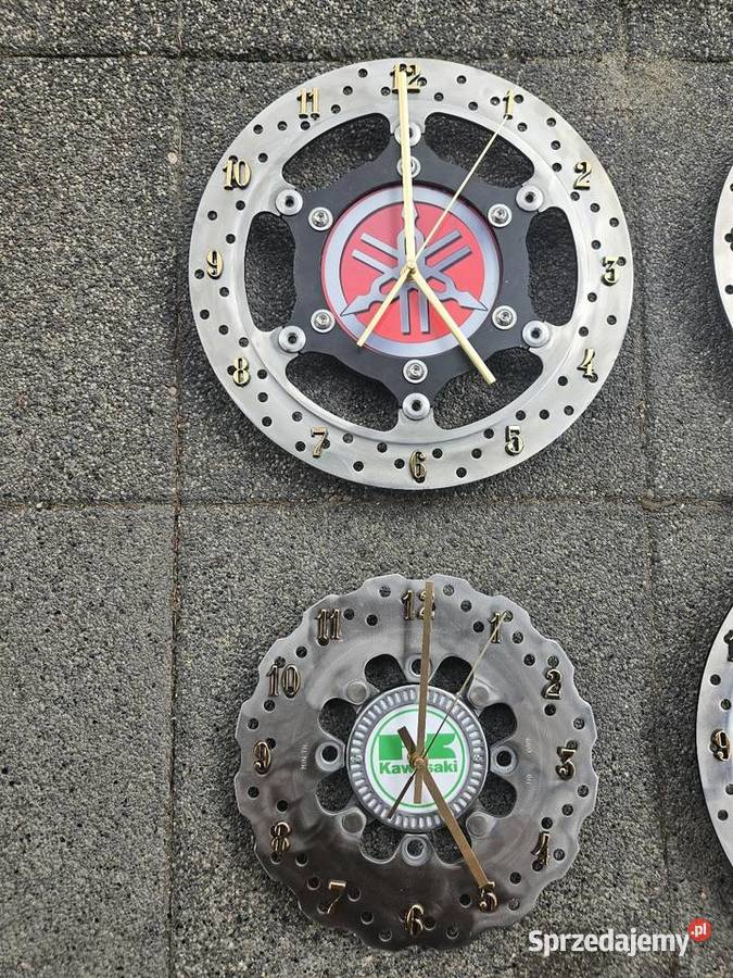 Zegar z tarczy hamulcowej motocyklowej yamaha Parczew
